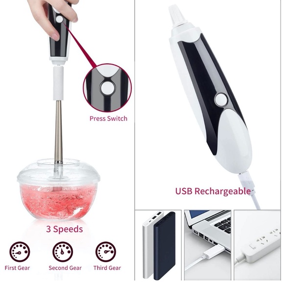 spinning makeup brush cleaning kit - Picture 2 of 12